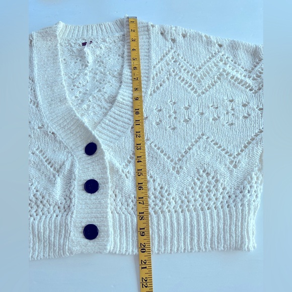 Free People Cropped V Neck Cardigan - Picture 7 of 8